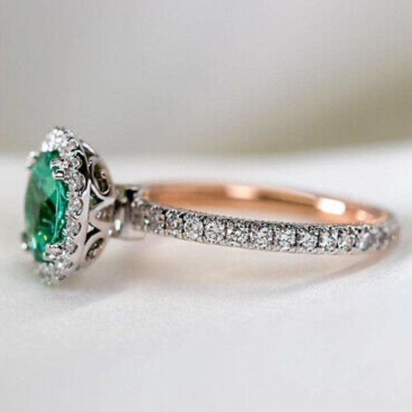 New 925 Sterling Silver Two tone Ring - Picture 4 of 5